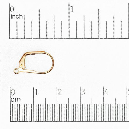 Leverback Earwires for Making Earrings - Measures 17mm x 11mm - Available in Many Finishes - Sold by the Dozen - EW2201.