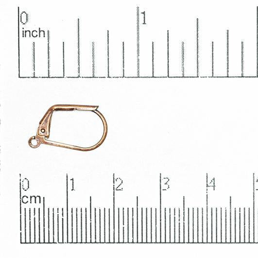 Leverback Earwires for Making Earrings - Measures 17mm x 11mm - Available in Many Finishes - Sold by the Dozen - EW2201.