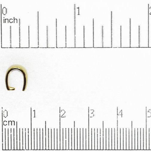 9mm x 5mm Pinch Bail - Available in Multiple Finishes - Made of Brass - Sold by the Piece - PB600