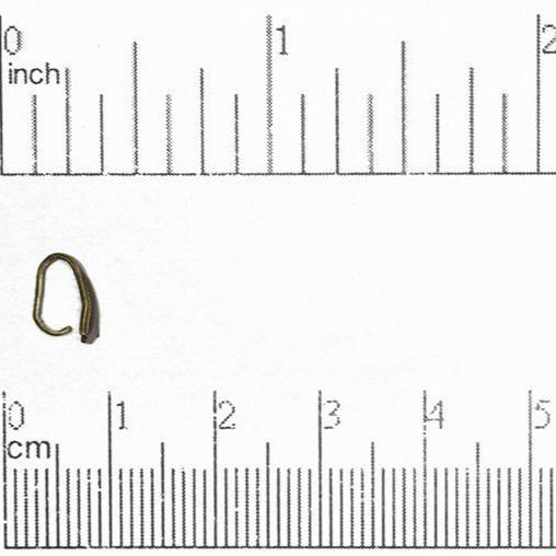 9mm x 4mm Pinch Bail - Available in Multiple Finishes - Made of Brass - Sold by the Piece - PB500