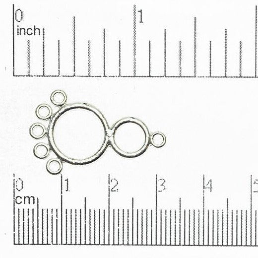 27mm x 12mm 5-to-1 Infinity Symbol Chandelier Earring - Made of Brass - Sold Individually - EW1347