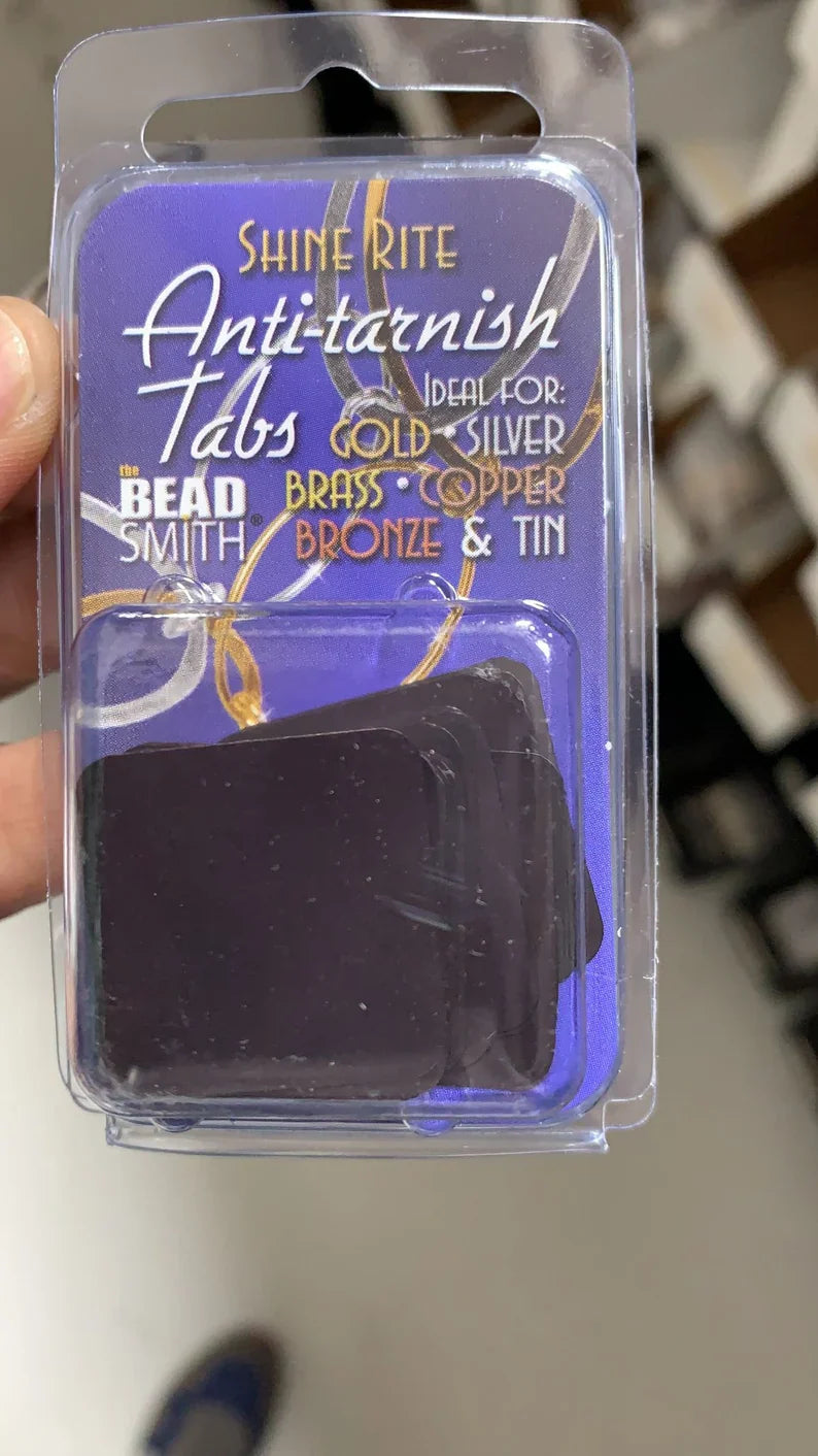 Anti-Tarnish Tabs  1x1" The Bead Smith - 1pk