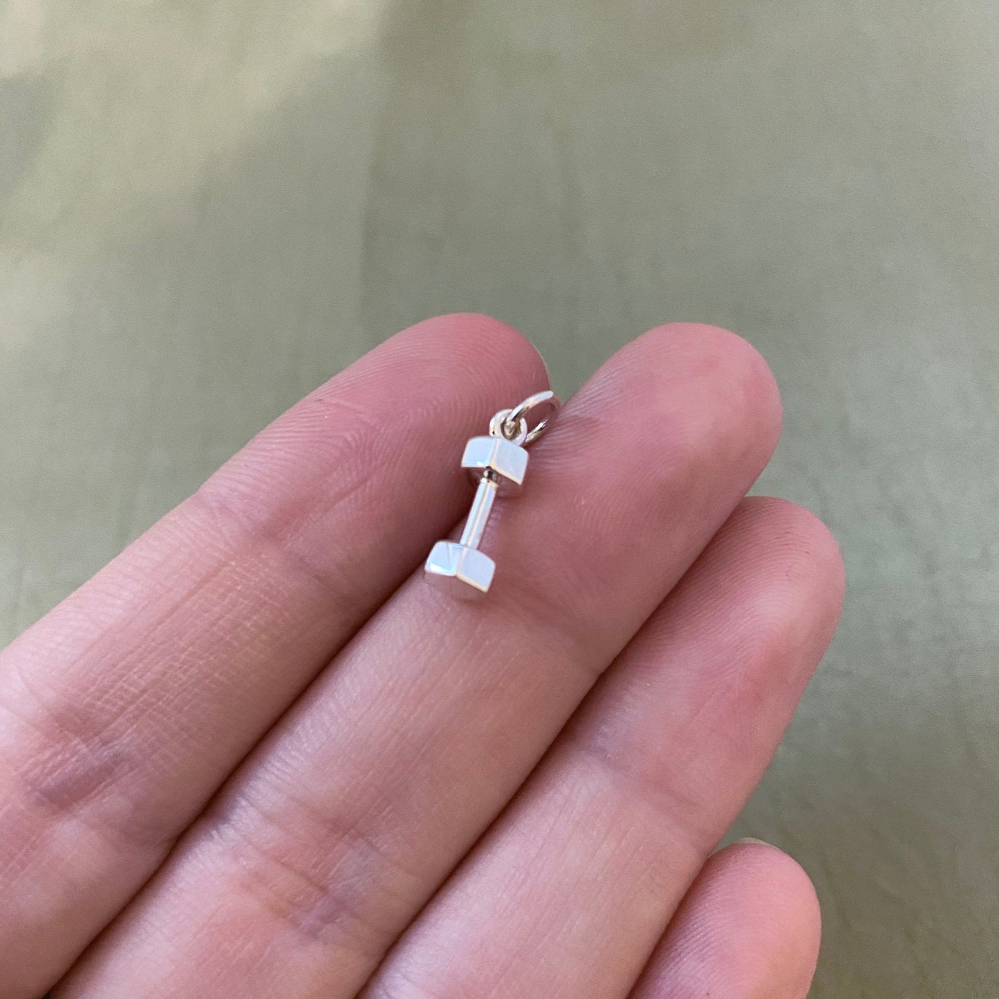 Dumbbell Charm - F19