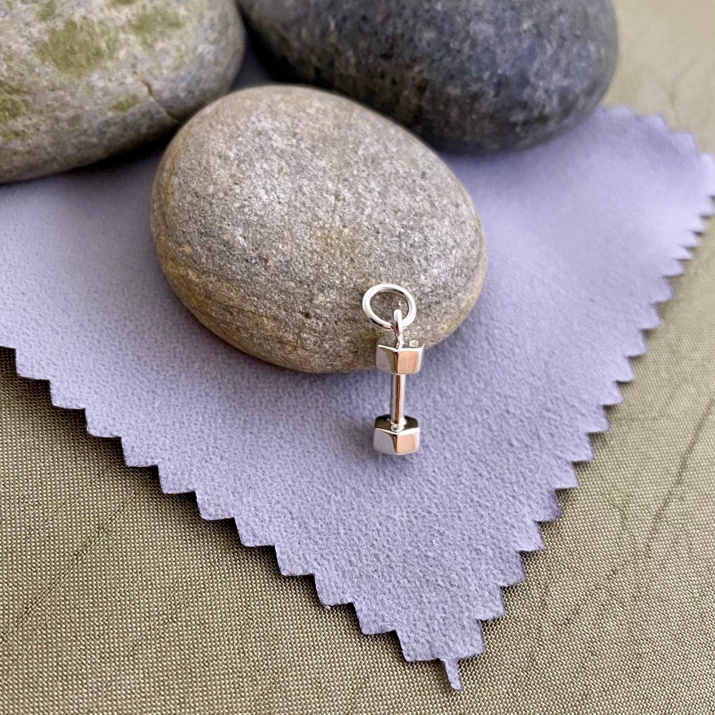 Dumbbell Charm - F19
