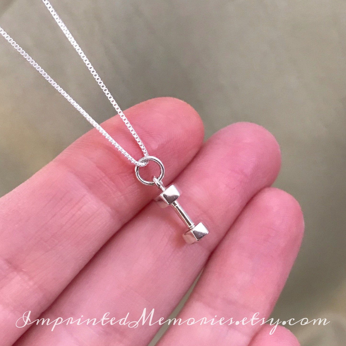 Dumbbell Charm - F19