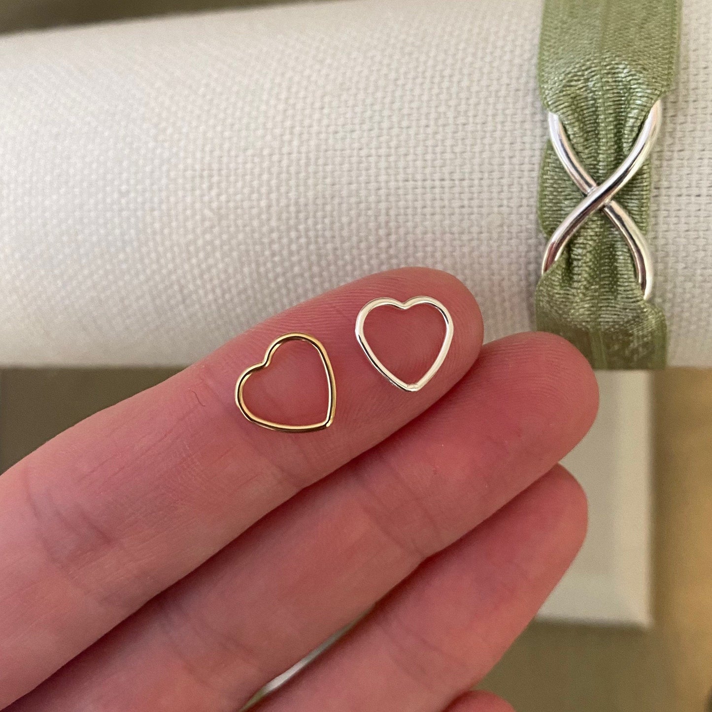 Larger Heart Connectors 16mm - 5 Pack - F5