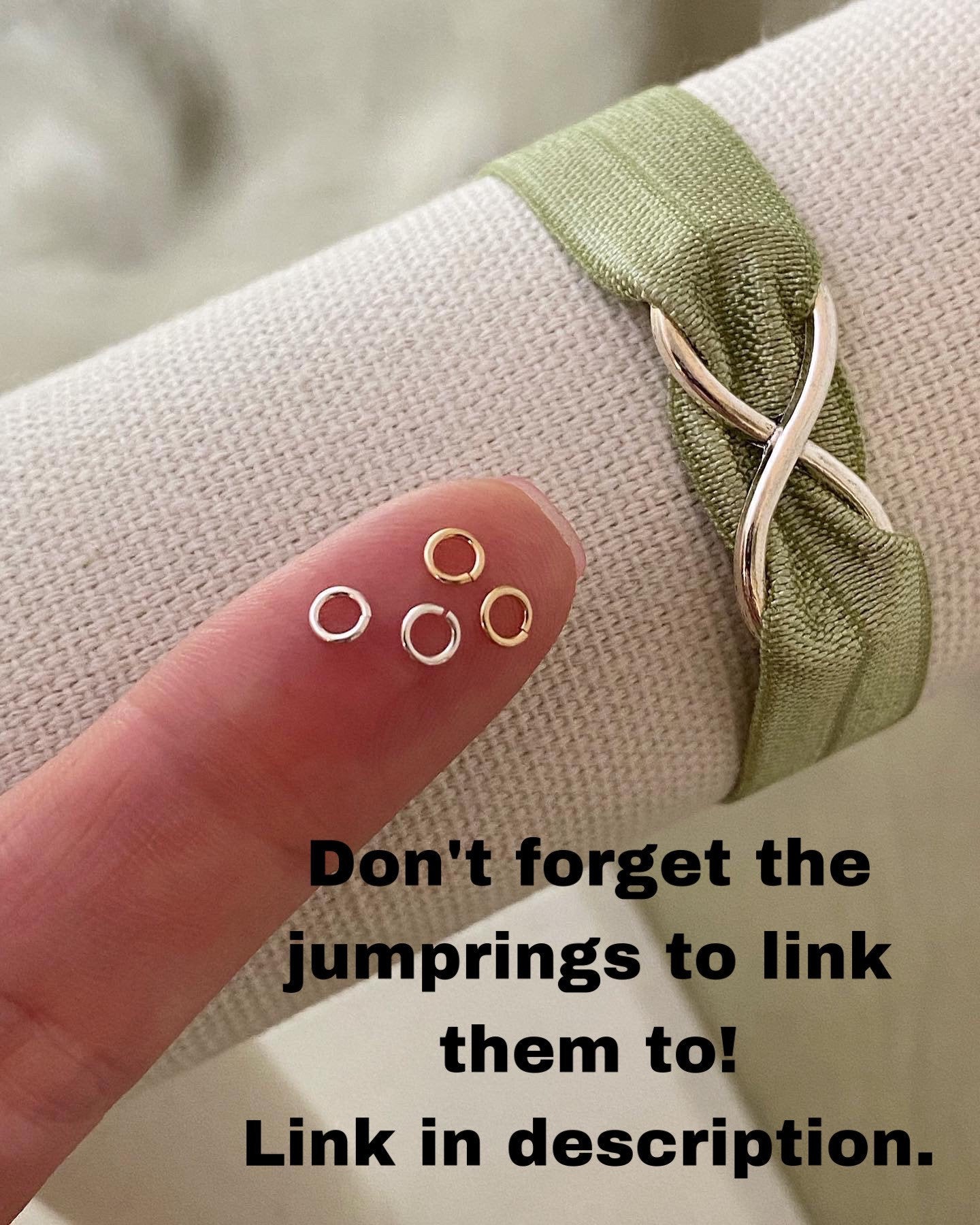 Interlocking Rings Connector 15mm x 10mm - 2 Pack - F8