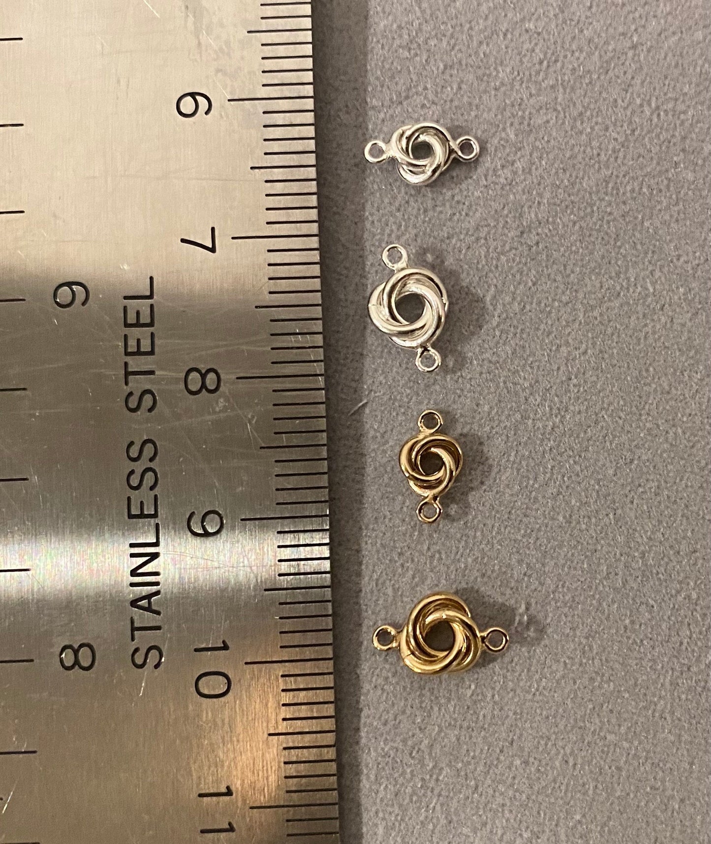Love Knot Connectors 5mm 6mm - 2 Pack - F14 F15