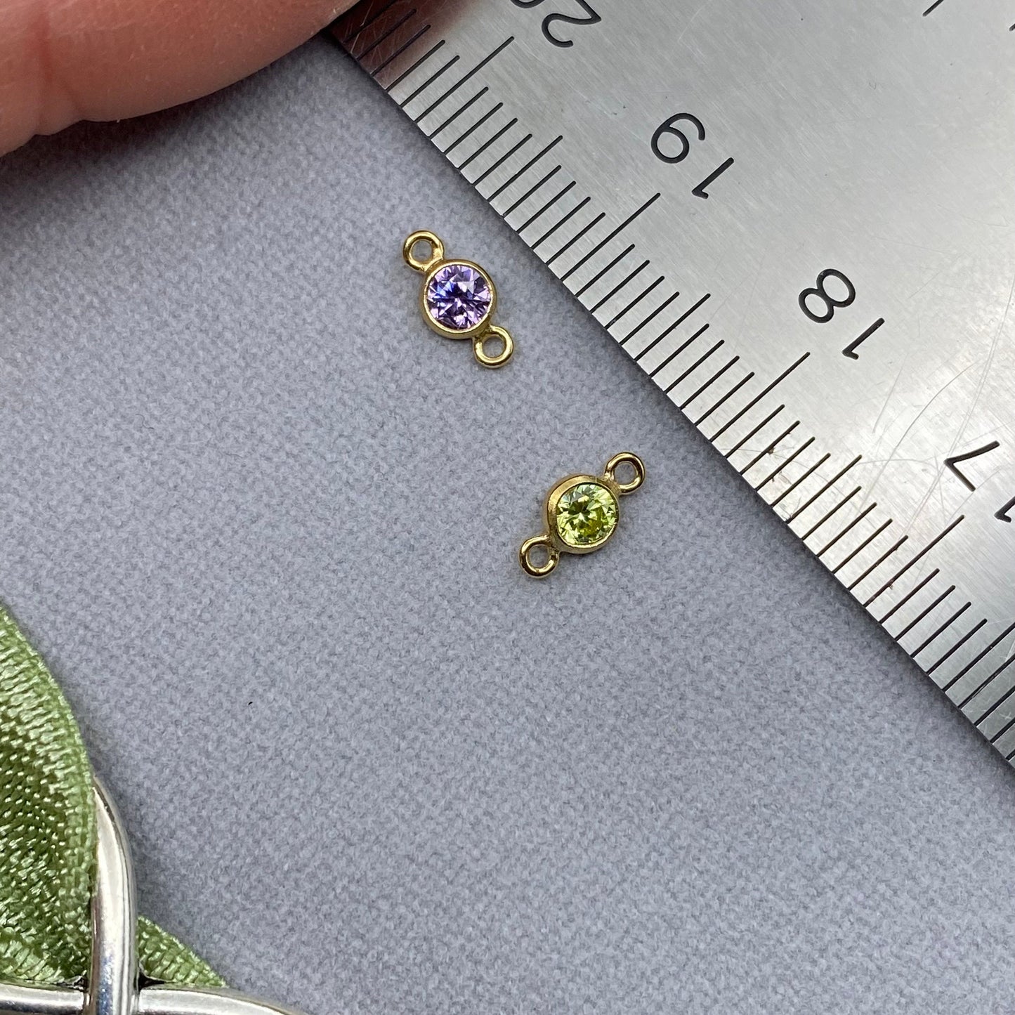 Clear CZ Connectors 3mm - 5 Pack - B1