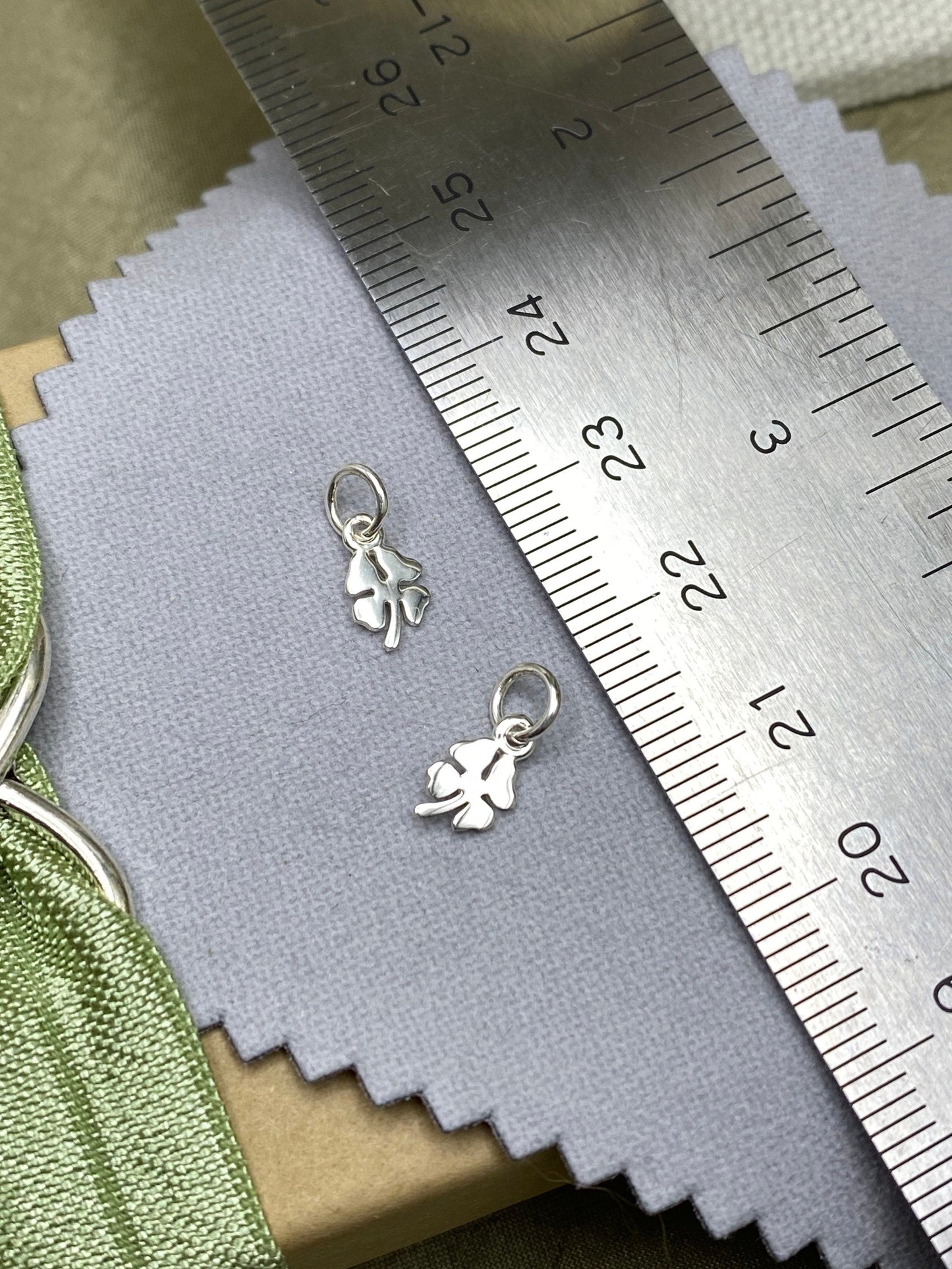 Shamrock Clover Charms - 2 Pack - F20