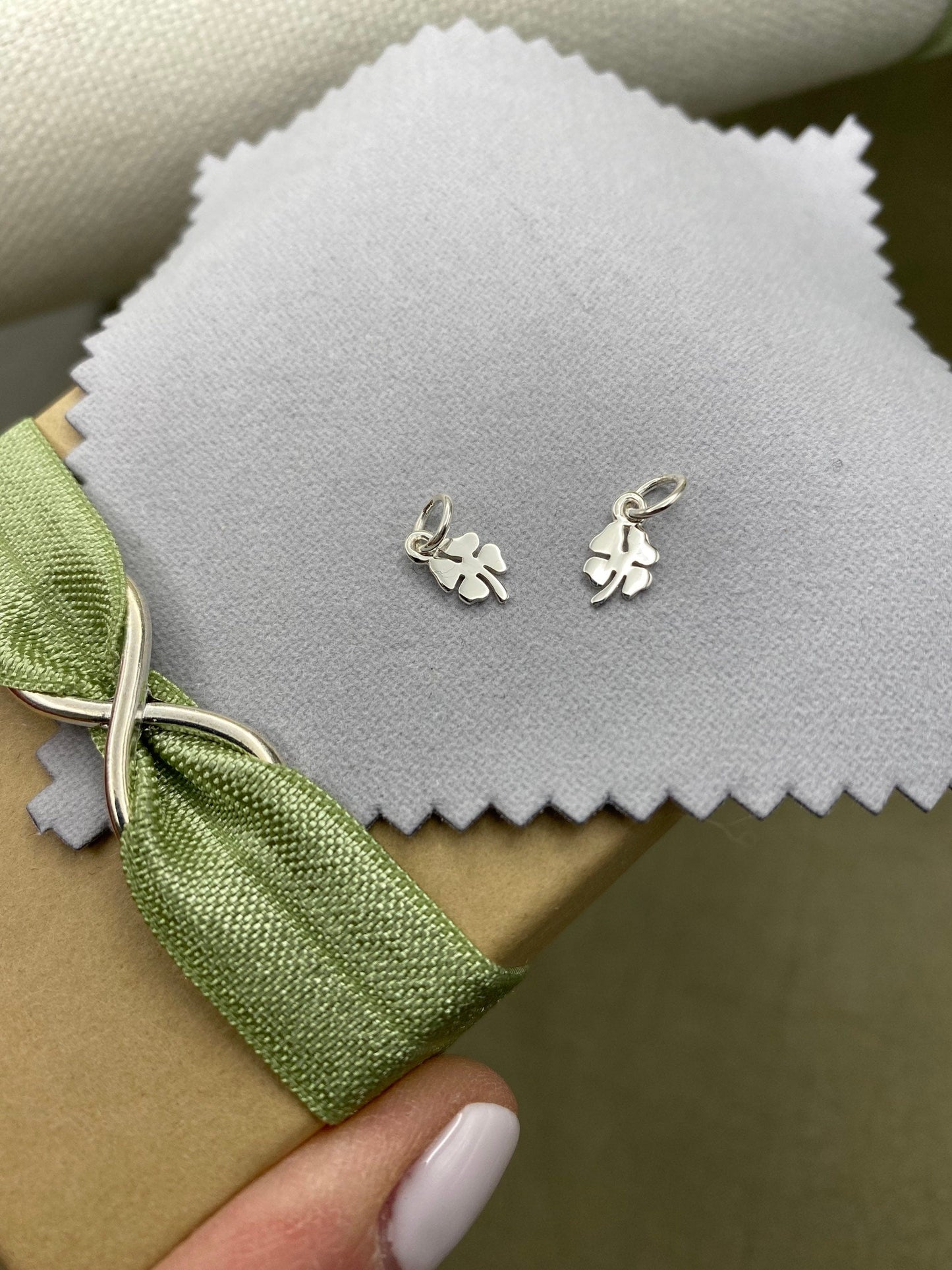 Shamrock Clover Charms - 2 Pack - F20