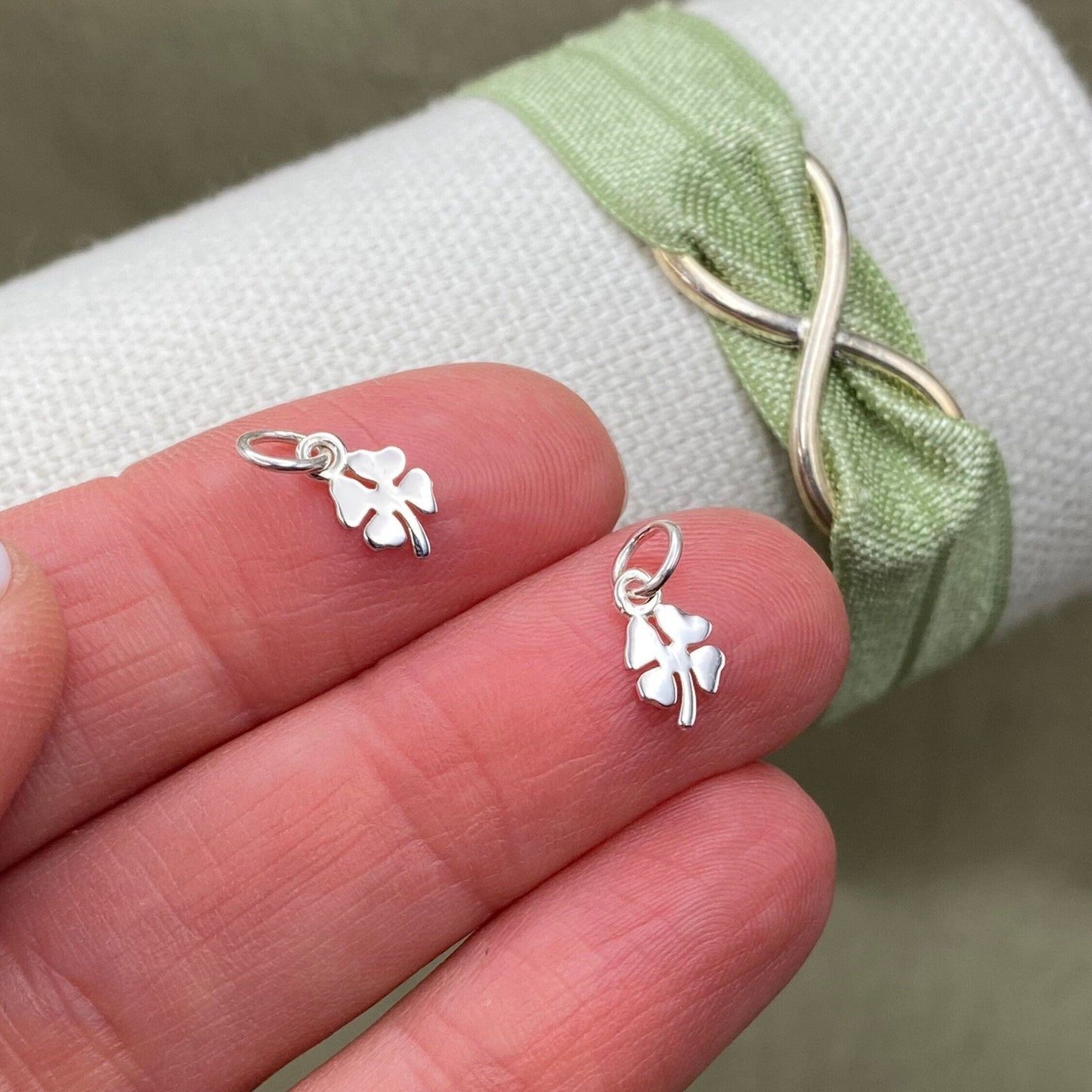 Shamrock Clover Charms - 2 Pack - F20