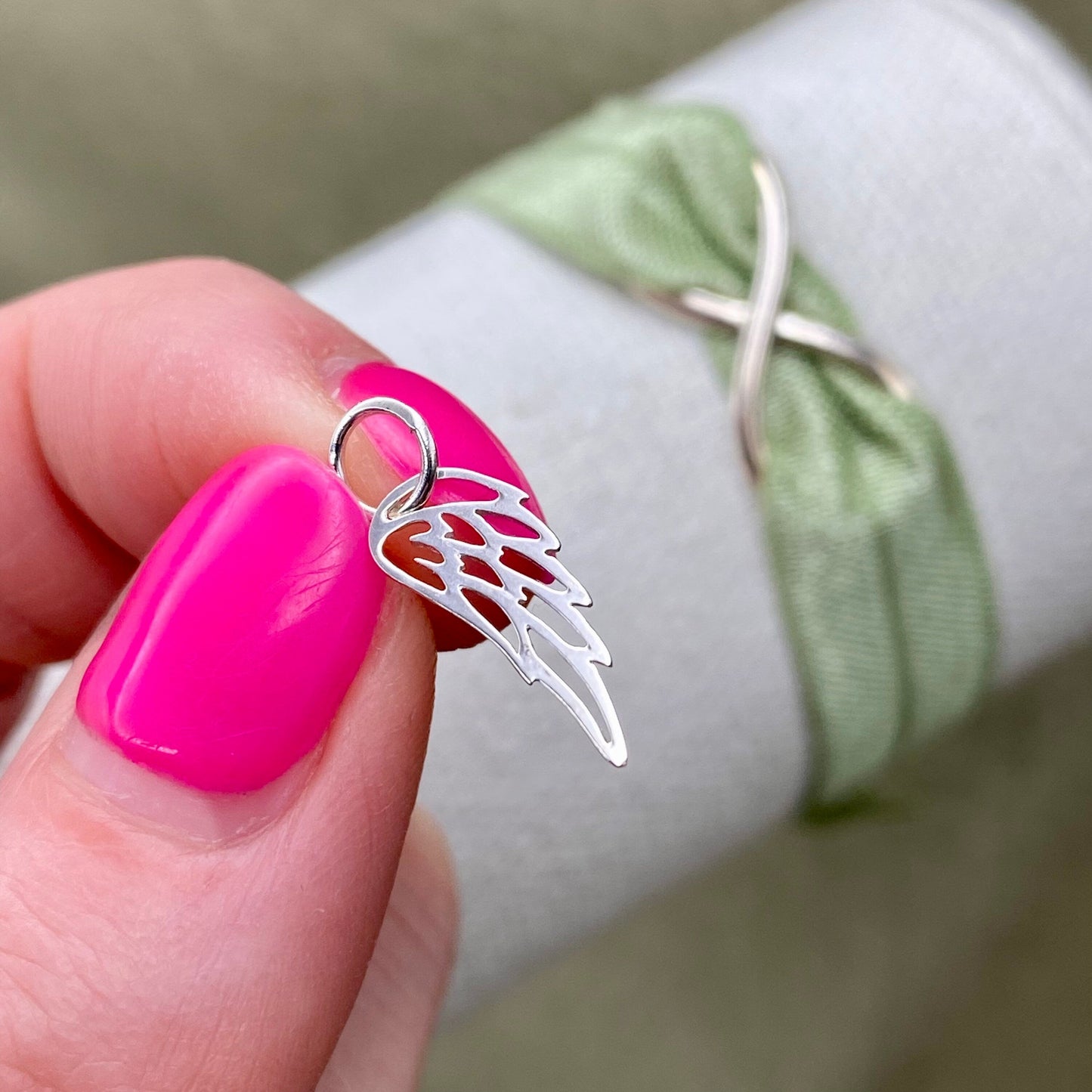 Angel Wing Charms - 2 pack - F39