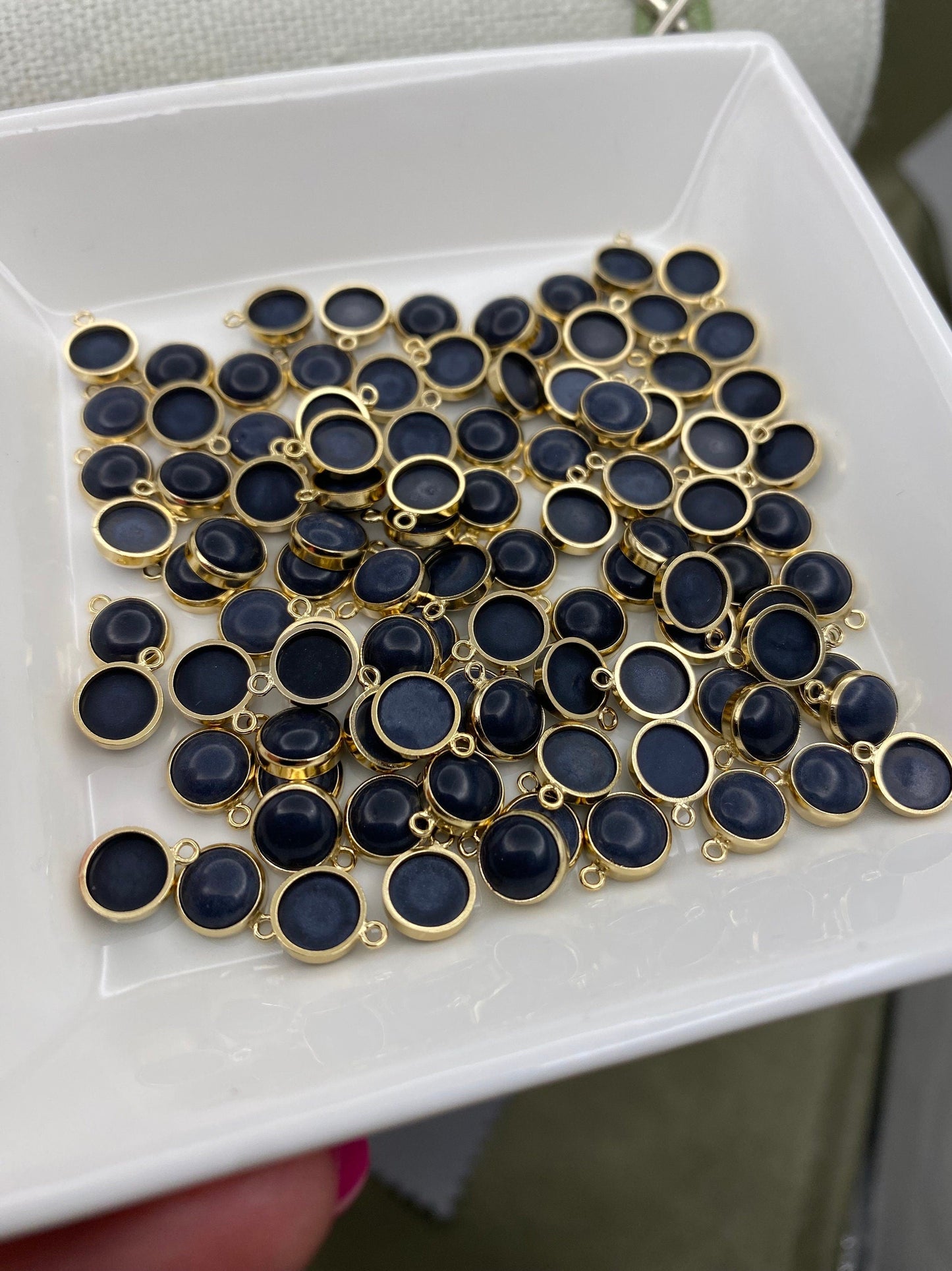 Onyx Black Charm 6mm - 2 Pack - B27