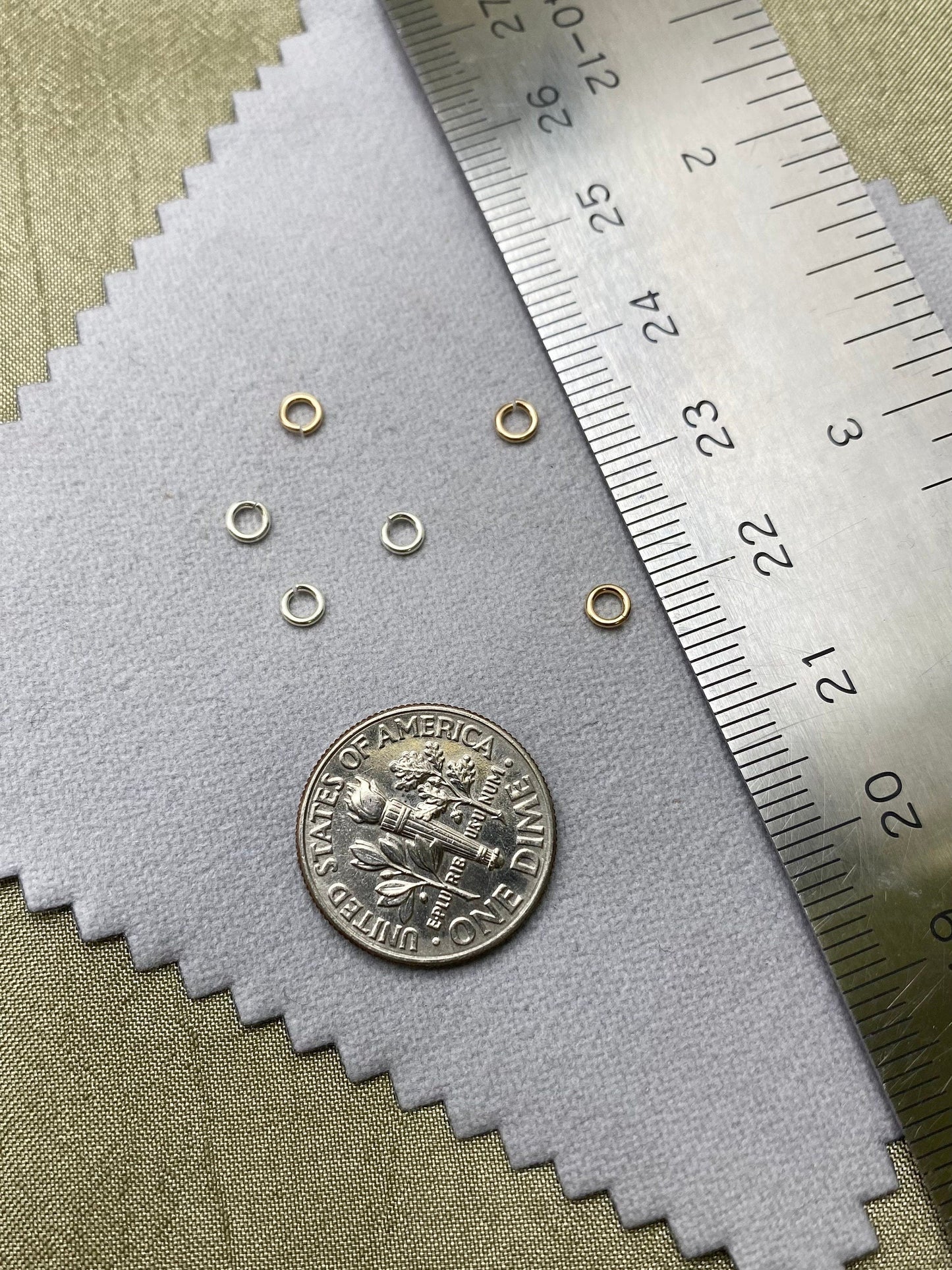 22 gauge 3.2mm Jumprings - J6
