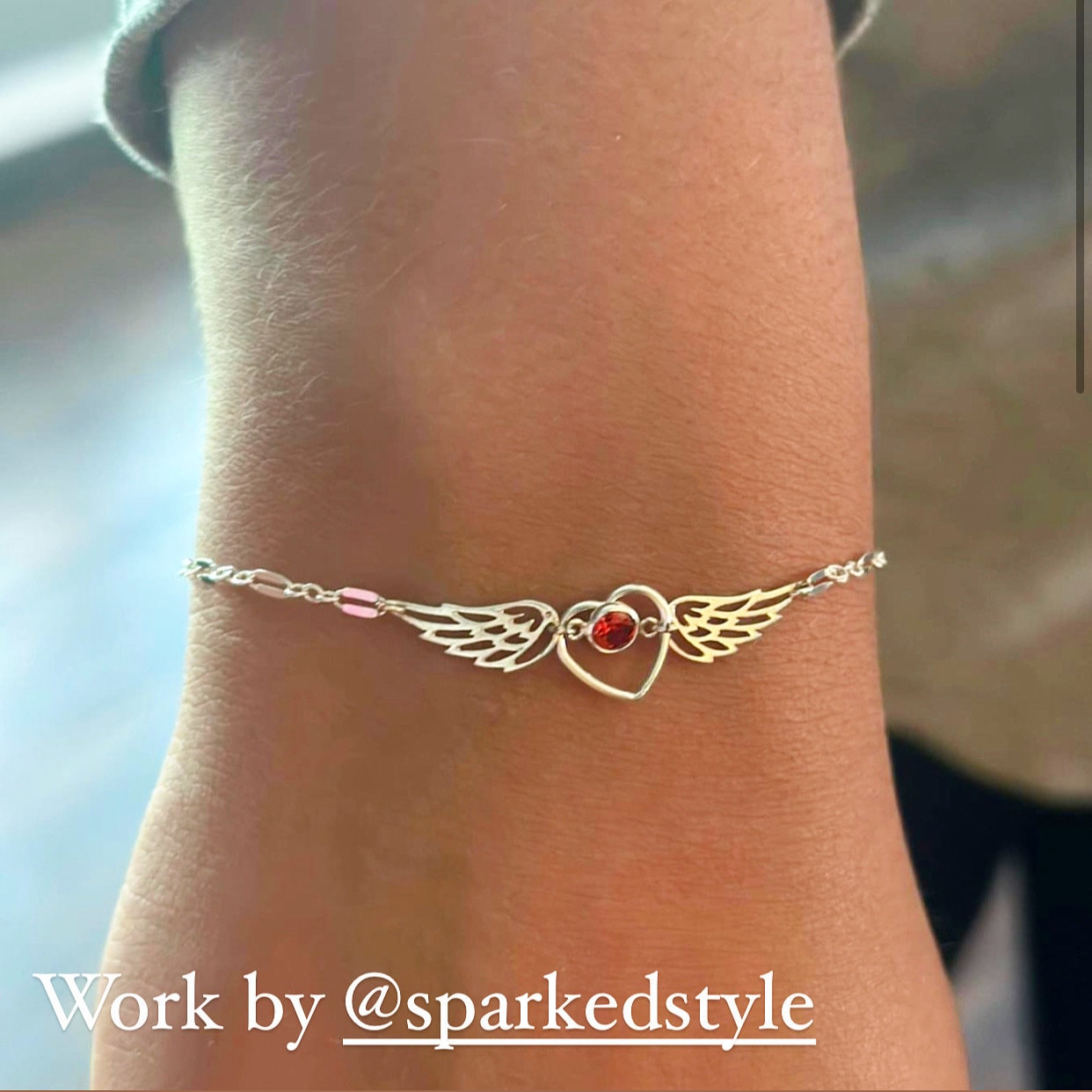 Angel Wing Charms - 2 pack - F39