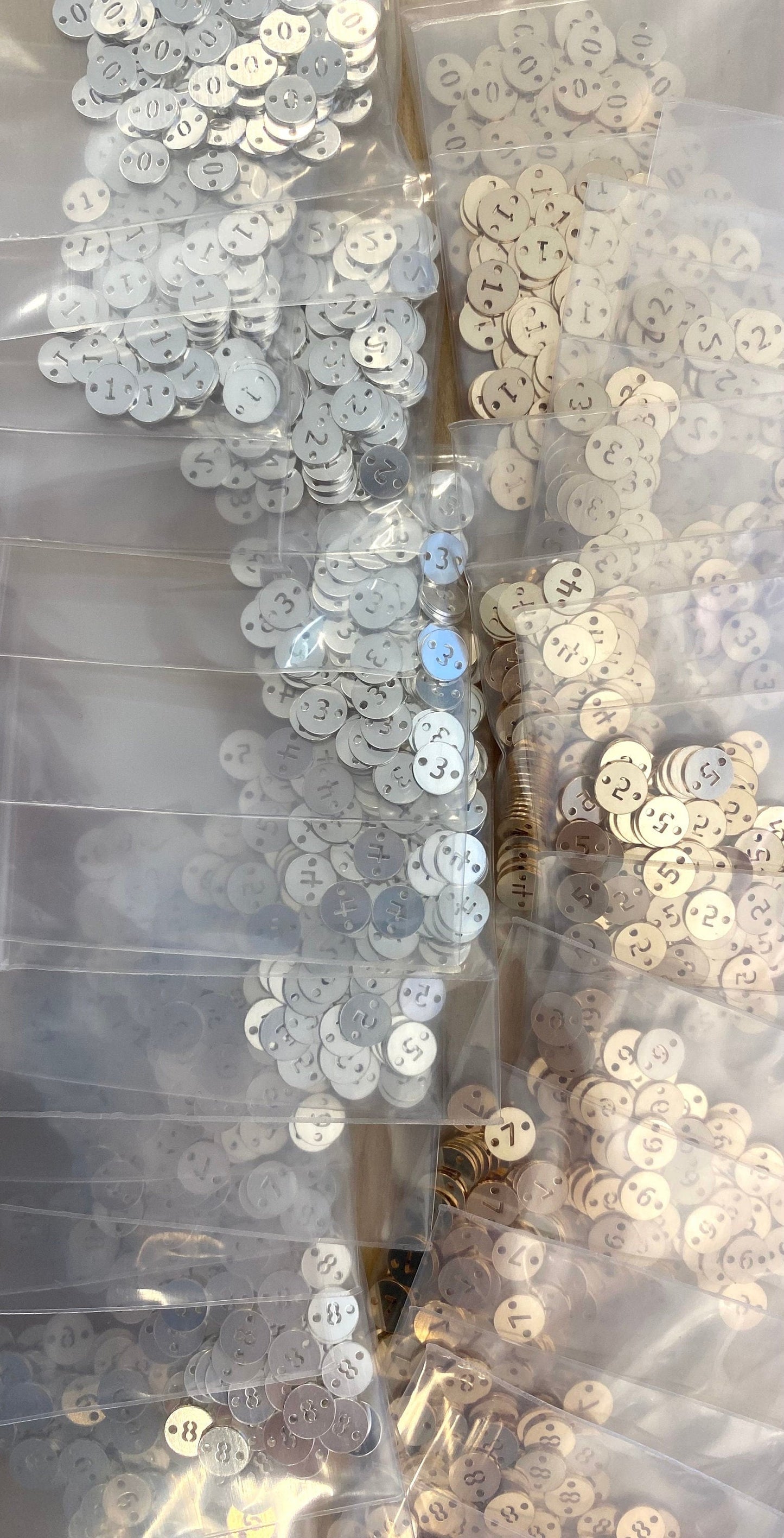 Number Connector 6mm - Sterling Silver - L36S