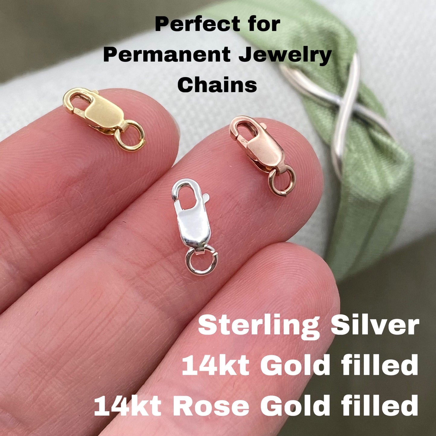 Lobster Clasps 10.5mm - 5 Pack - F10