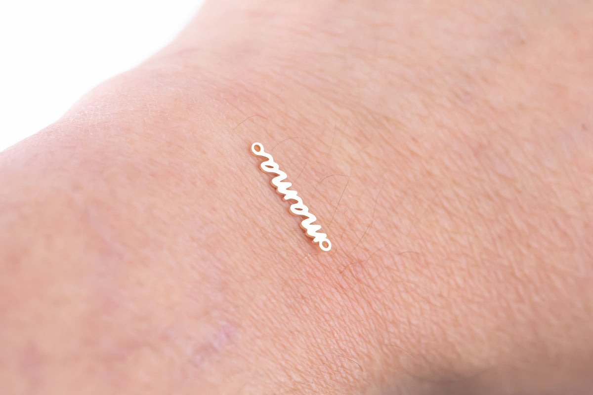 Mama Connector 14K Gold Filled or Sterling Silver Mama Connectors - Mama Link for Bracelet or Necklace - Permanent Jewelry Supply- Wholesale