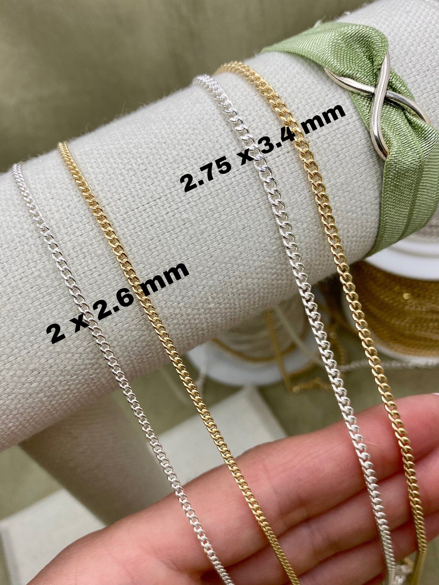 Classic Curb Chain (Larger) 2.75mm - C18