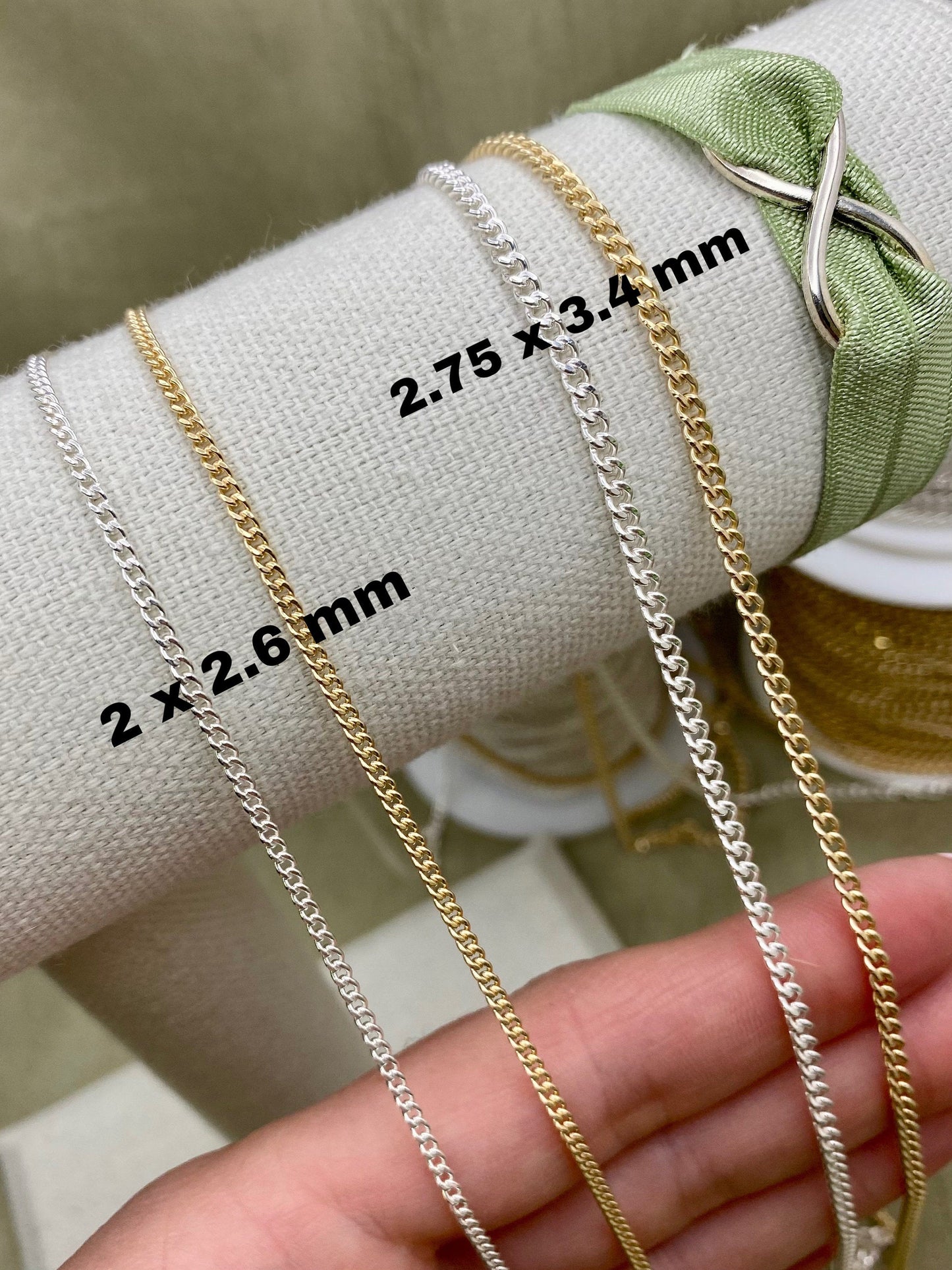 Classic Curb Chain (smaller) 2.0mm -  C19