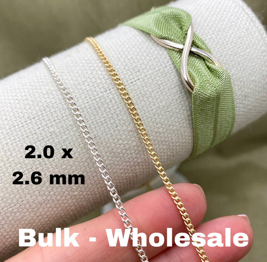 Classic Curb Chain (smaller) 2.0mm -  C19