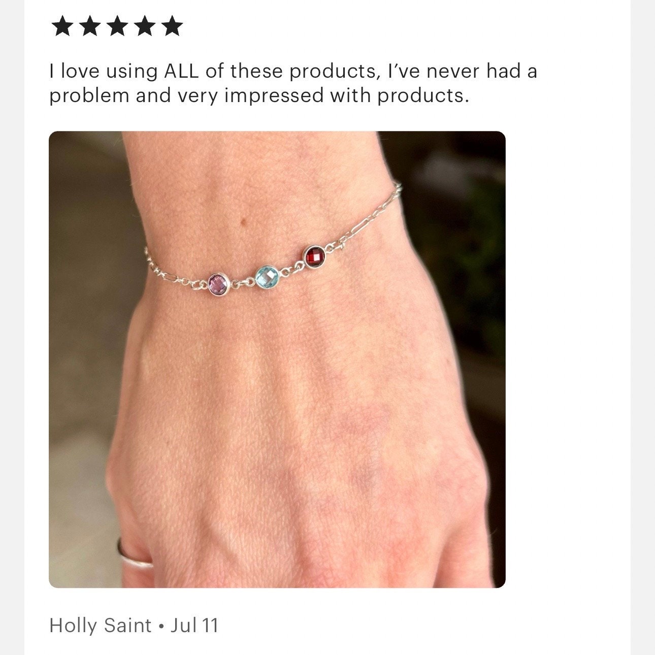 Luxe Flatback Birthstone Connectors 4mm - Sterling Silver - 3 Pack/12 Pack - B46S - Luxe Colors
