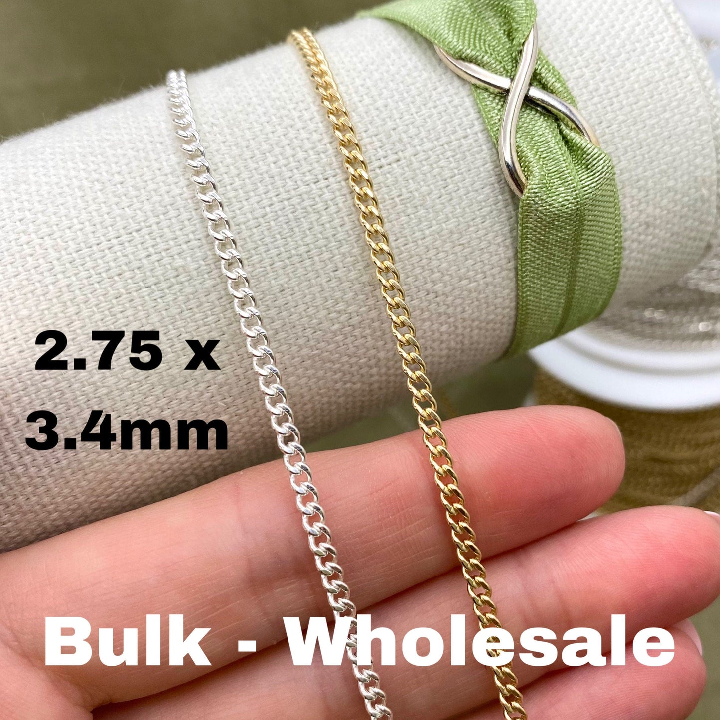 Classic Curb Chain (Larger) 2.75mm - C18