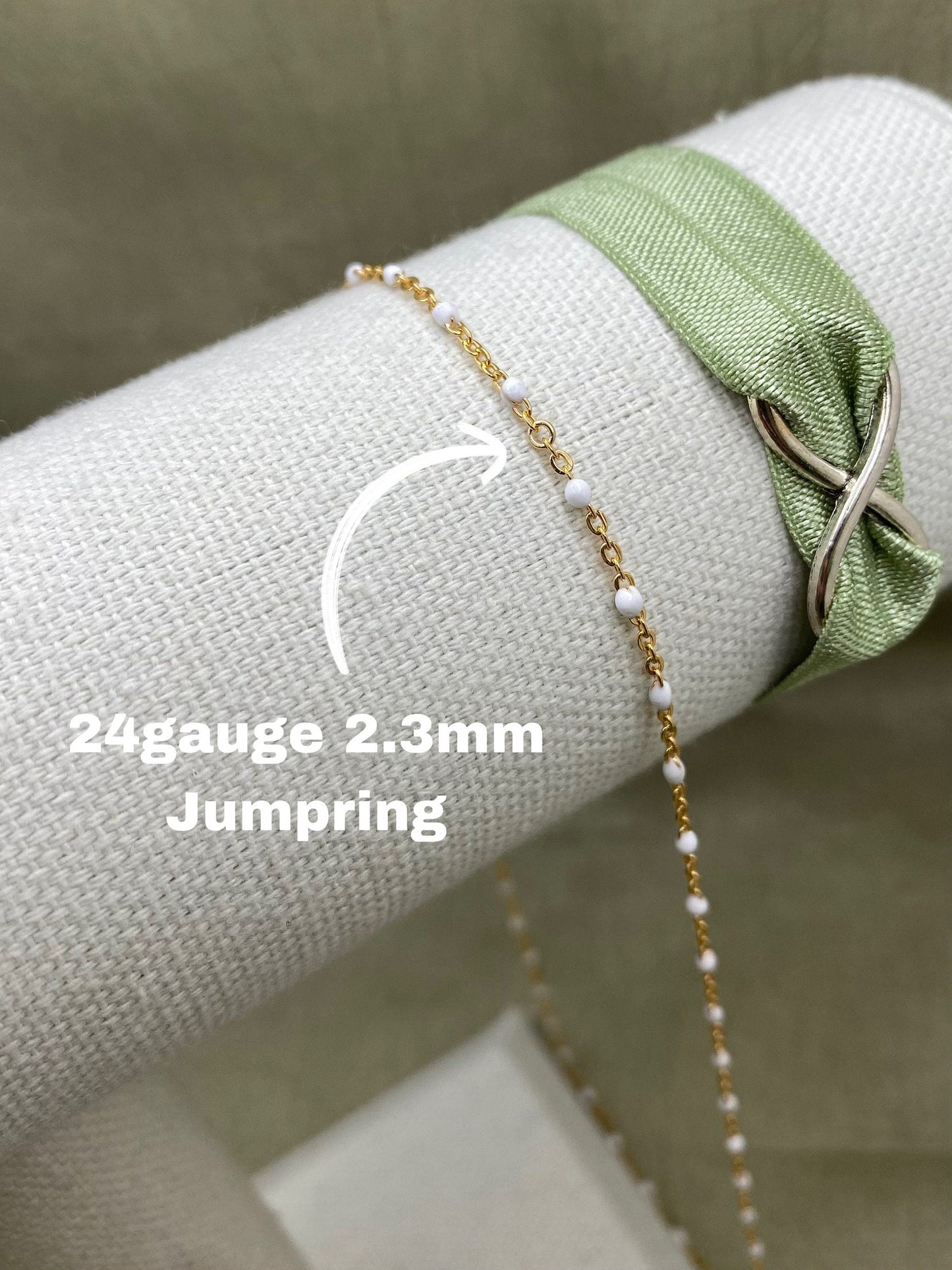 Cupcake Enamel Chain - Dot Cable E22