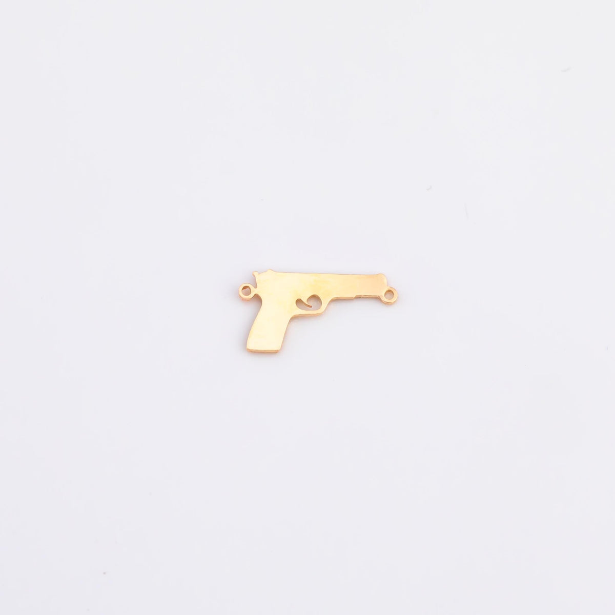 Gun Pistol Connectors - 14Kt Gold Filled or Sterling Connectors - For Permanent Jewelry Bracelet or Necklace - Permanent Jewelry Supply