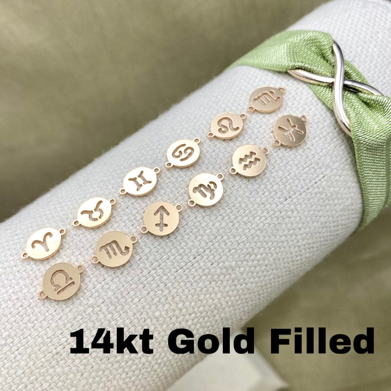 Zodiac Connectors - Sterling Silver - L35S