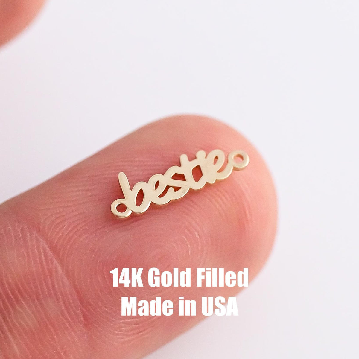 Bestie Connectors - 14Kt Gold Filled or Sterling bestie Connectors - For Permanent Jewelry Bracelet or Necklace - Permanent Jewelry Supply