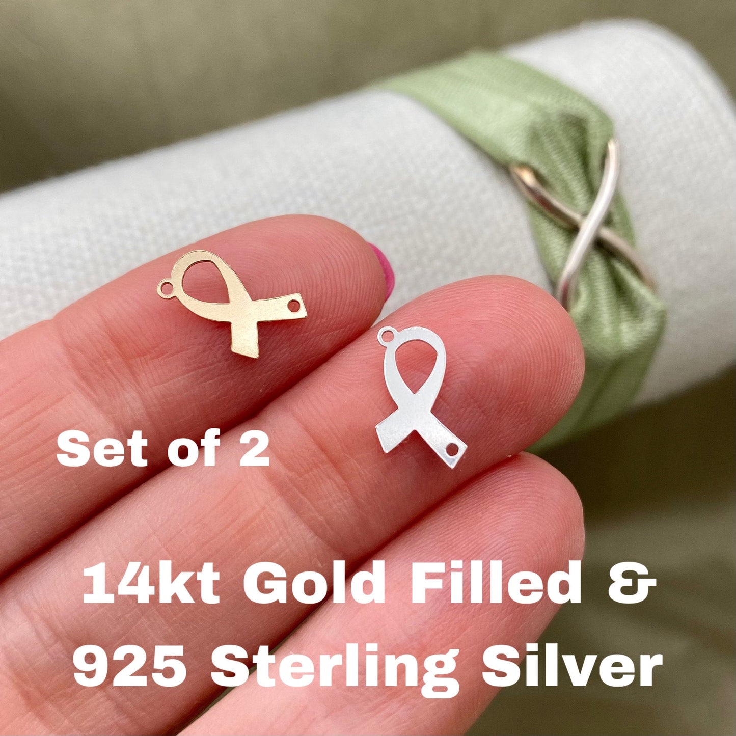 Awareness Ribbon Connectors - 2 Pack - L18