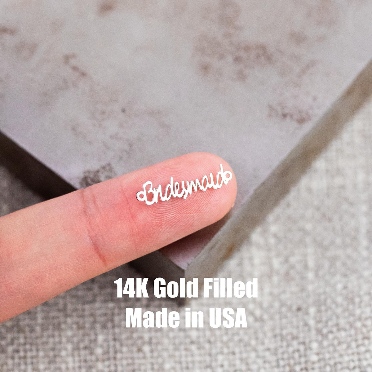 Bridesmaid Connector - 14Kt Gold Filled Sterling Silver Wedding Brides Maids Connectors for Permanent Jewelry