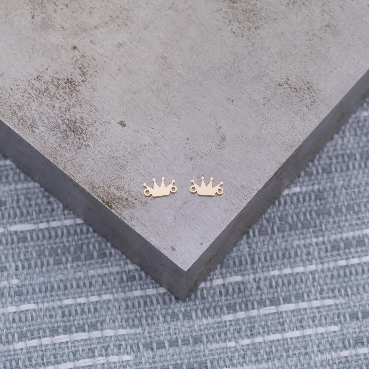 Crown Connector Charm Permanent Jewelry Connectors 14K Gold Filled and 925 Sterling Silver