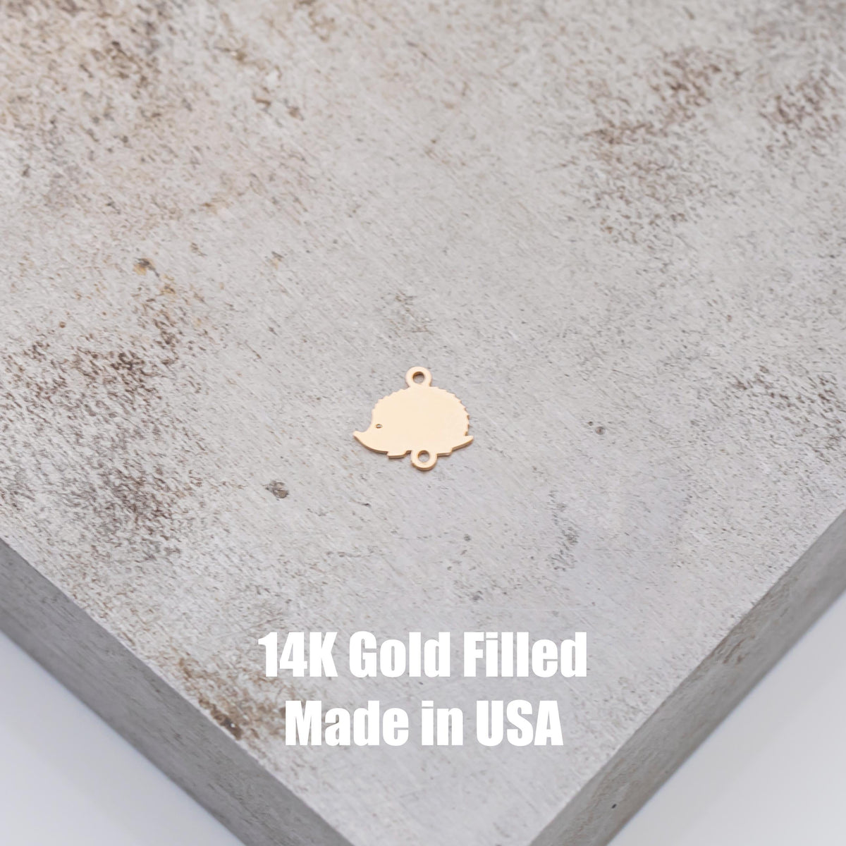 Hedgehog Connector - 14Kt Gold Filled Sterling Silver - Connectors - Permanent Jewelry Supply