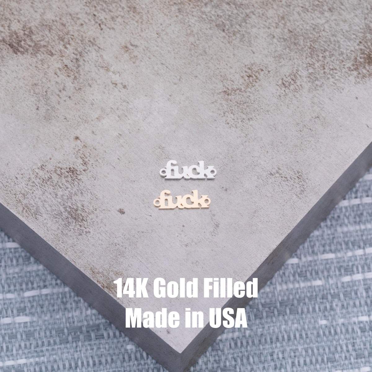 Fuck Connector Permanent Jewelry Connectors 14k Gold Filled Sterling Silver for permanent jewelry