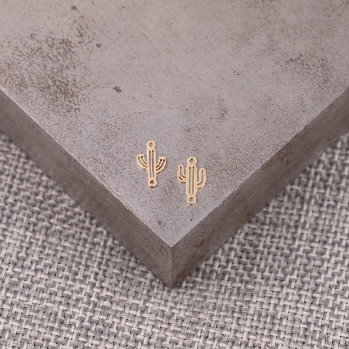 Western Themed Connector Pack - Gold Filled 925 Sterling Silver - Permanent Jewelry Connectors Cowboy Hat Cactus Boots Cow Head PJ supplies