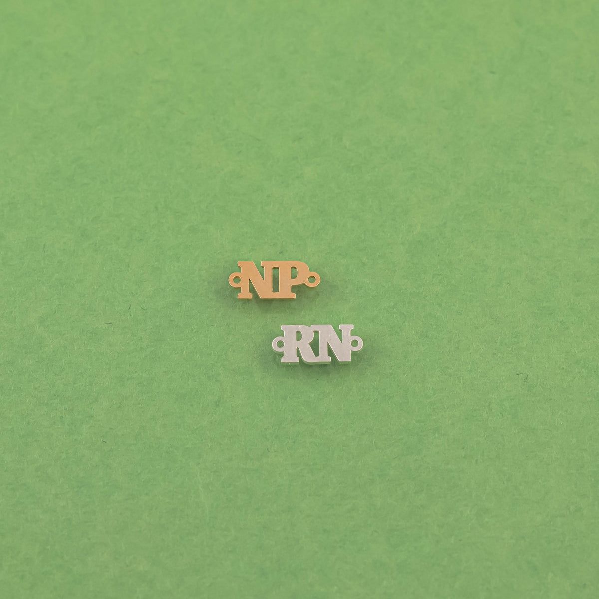 Nurse Connector NP RN Registered Nurse Connector for Permanent Jewelry Connectors 14kt gold filled or Sterling Silver - Made in the USA