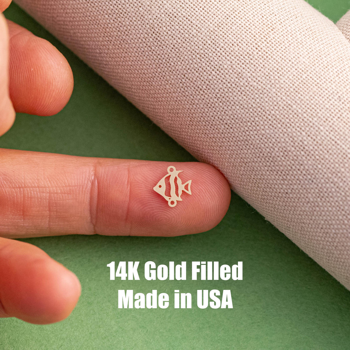 Southwestern Thunderbird Permanent Jewelry Connector - 14kt gold filled or Sterling Silver - Made in the USA