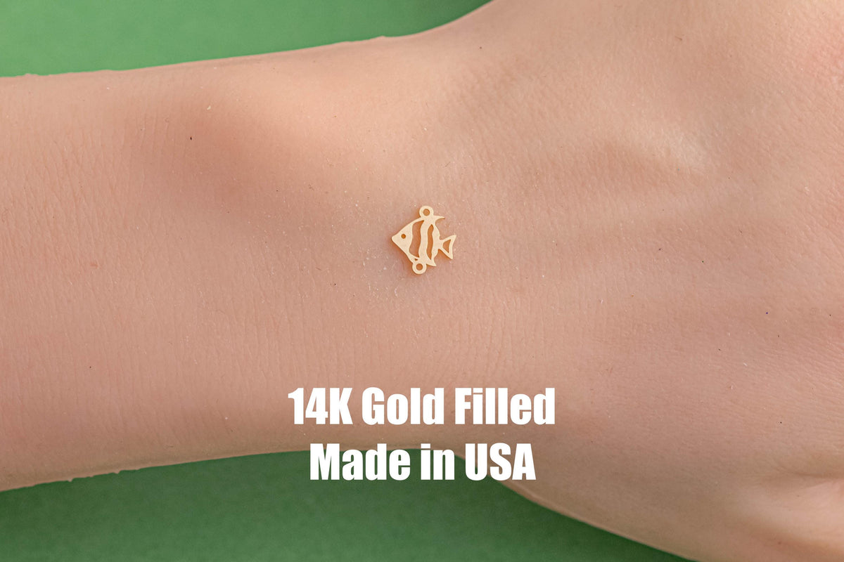Southwestern Thunderbird Permanent Jewelry Connector - 14kt gold filled or Sterling Silver - Made in the USA