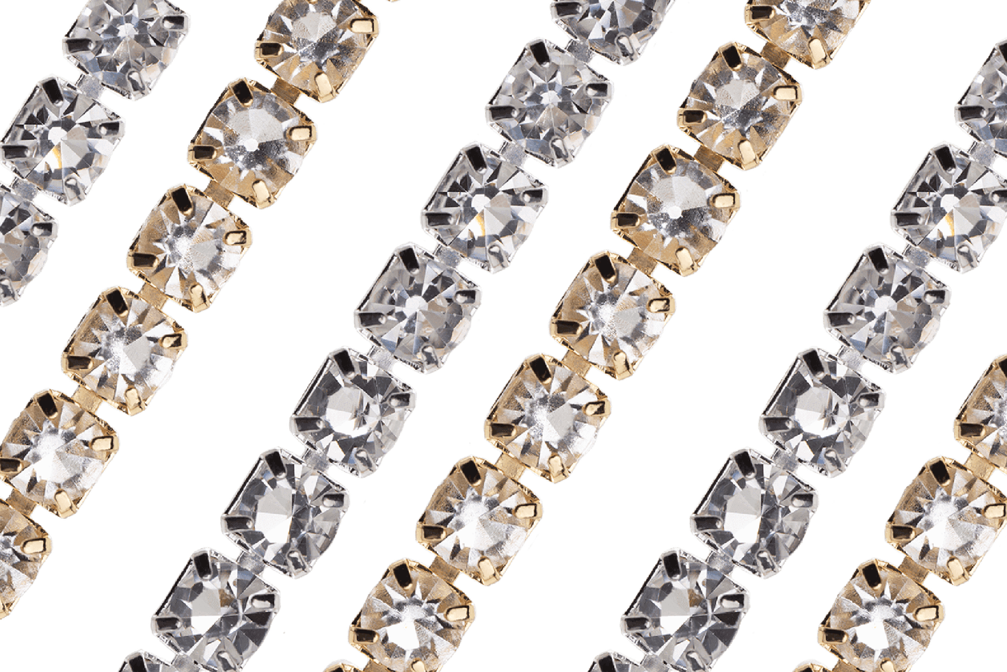 4mm Tennis Rhinestone Cup Chain Sold by The Foot - CH 937