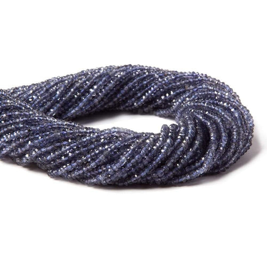 Iolite Beads Faceted Rondelle