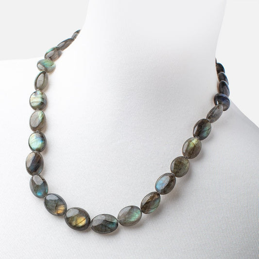 Labradorite Plain Nugget Necklace AAA