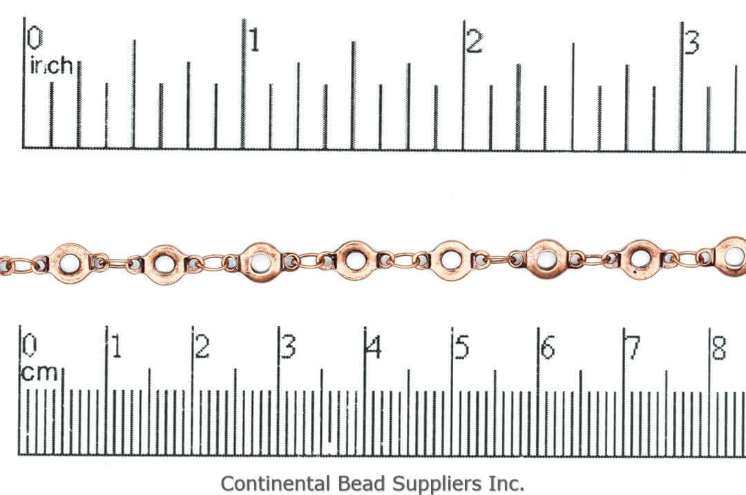 4.5mm Flat O-Link Specialty Chain Sold by The Foot - CH 884