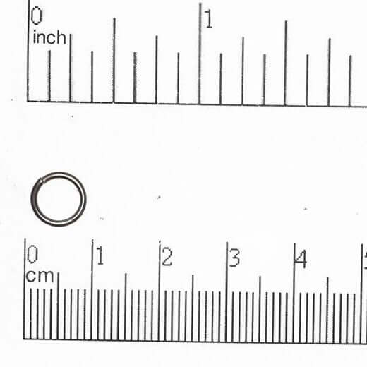 Jump Ring - 8mm 18 Gauge Wire Multiple Colors - 25g Packs (170pcs) J/R 8