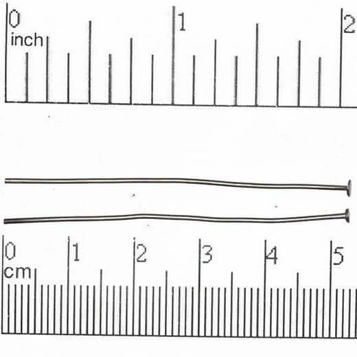 2 Inch Head Pin - 20 Gauge Wire available in Multiple Colors sold Individually - H/P2