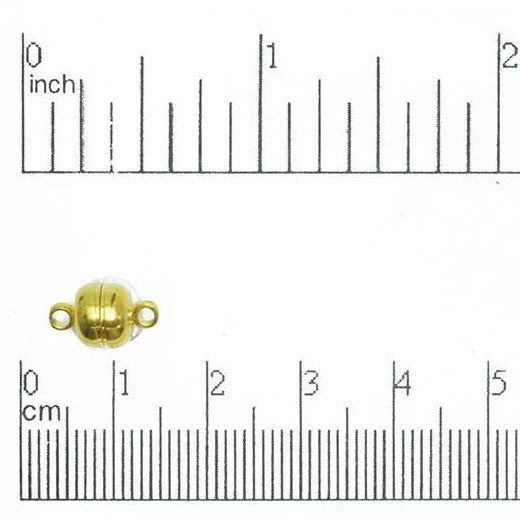 11mm x 6mm Oval Magnetic Clasp Sold by the Piece - CL/MC11