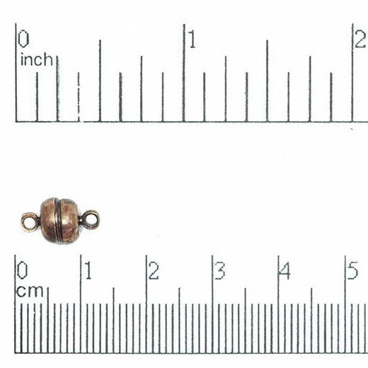 11mm x 6mm Oval Magnetic Clasp Sold by the Piece - CL/MC11