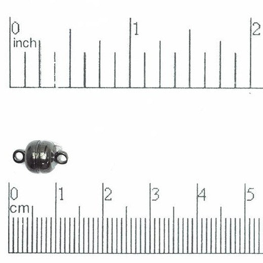 11mm x 6mm Oval Magnetic Clasp Sold by the Piece - CL/MC11